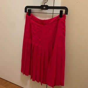 BCBG Pink Pleated Skirt